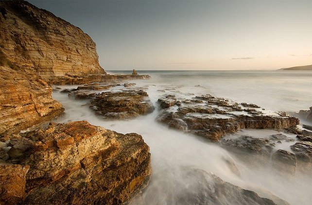 Clifton Beach backed by a coastal reserve